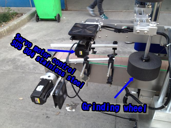 Peiriant labelu potel fach llorweddol / peiriant cymhwysydd label awtomatig