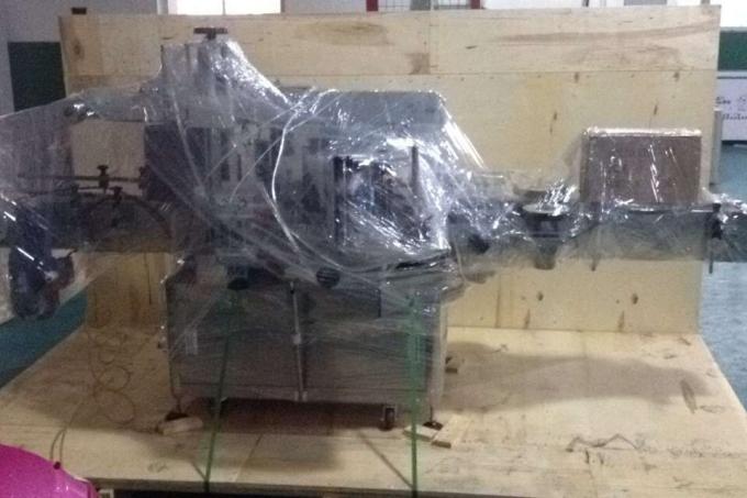 Peiriant labelu alwminiwm Alloy Opp Vial ar gyfer potel gron, peiriant labelu diwydiannol