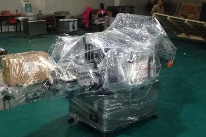 Peiriant labelu alwminiwm Alloy Opp Vial ar gyfer potel gron, peiriant labelu diwydiannol