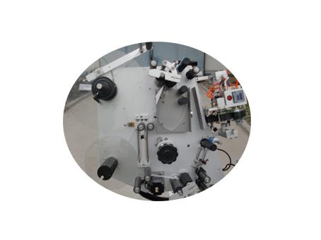 Peiriant labelu tiwb papur 500 rholer yn gosod label sticer ffabrig hunanlynol