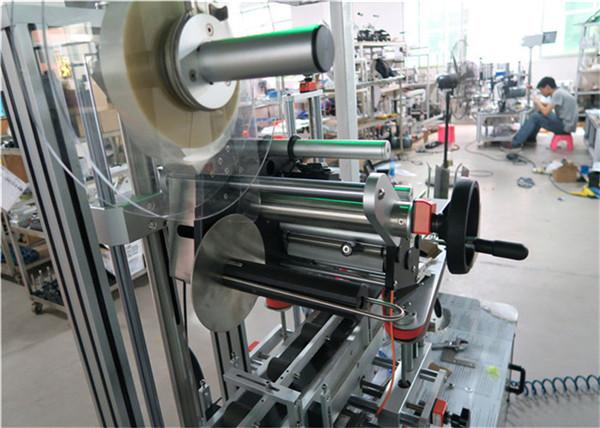 Ymgeisydd Label Arwyneb Fflat Peiriant Labelu Auto Uchaf Gyda Chludiant / Offer Labelu Uchaf