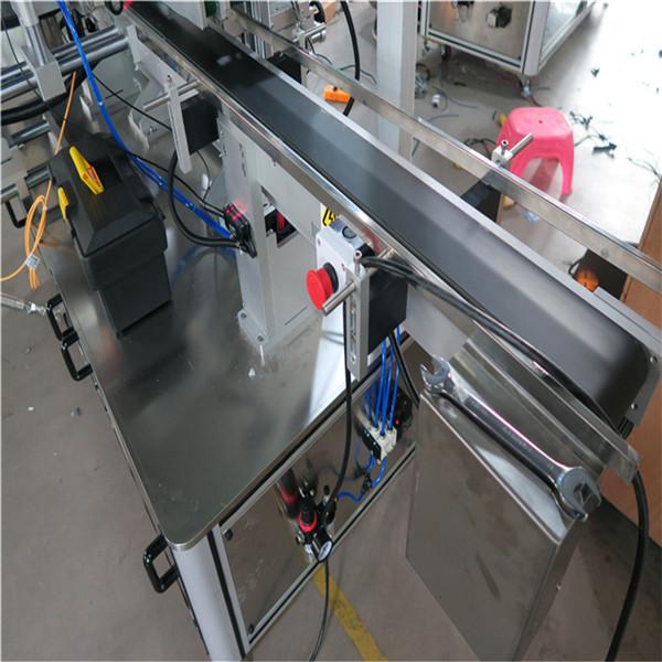 Mae peiriant labelu Botel Sgwâr awtomatig llawn yn lapio o gwmpas am 3000-5000B / H.