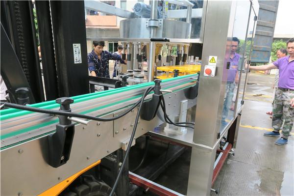 Peiriant cymhwysydd label awtomatig blaen / cefn Cyflymder Offer 18000B / H.