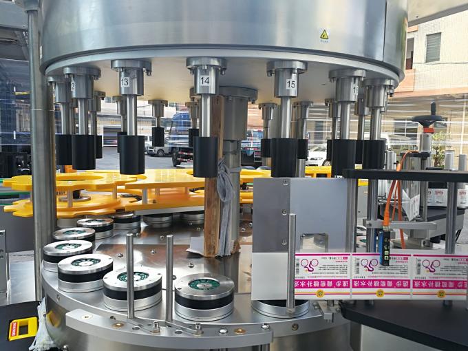 Peiriant Labelu Sticer Rotari Cyflymder Uchel Gyda Swyddogaeth Cylchdroi