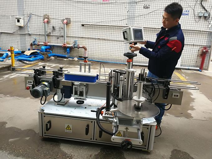 Peiriant Labelu Sticer Botel Rownd Awtomatig Llawn (math gwregys)