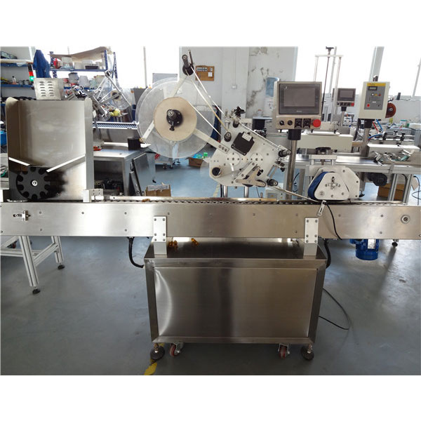 Economi Rheoli Plc Peiriant Labelu Llorweddol Vial Awtomatig ar gyfer Potel Fach