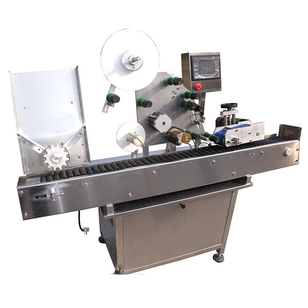 SUS304 Peiriant Labelu Vial Baner Awtomatig Sticer Hunan Gludiog