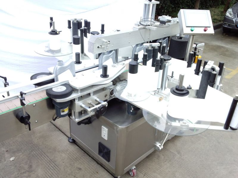 Tystysgrif CE Tsieina Offer Labelu Botel Awtomatig Cyflenwr Sticer Ochr Ddwbl Botel Gwydr