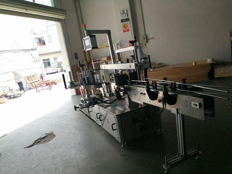 Peiriant Labelu Sticer Botel Rownd Dwbl Tsieina, cyflenwr lled label 190mm