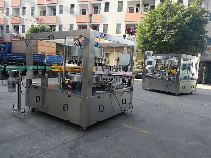 Blaen a chefn labeler cylchdro / Gwddf a chyflymder blaen 15000B / H Ardystiad CE