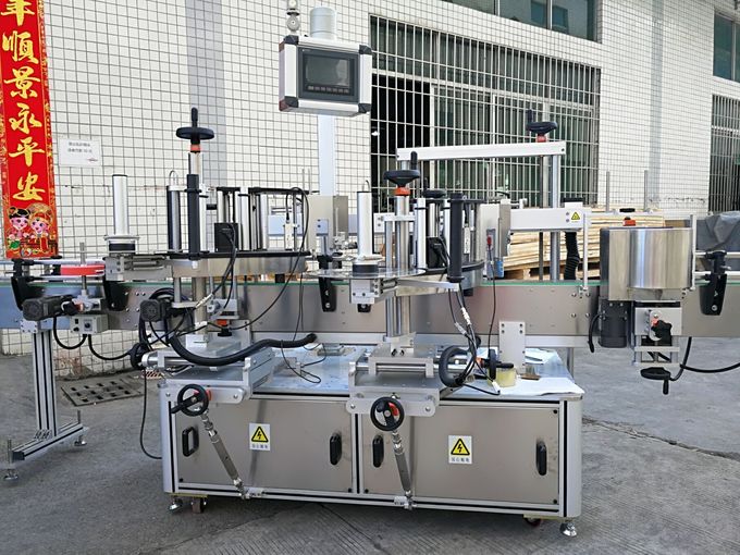 Peiriant Labelu Hunanlynol Blaen a Chefn Dwy ochr Gyda sgrin Gyffwrdd Yn Awtomatig Llawn